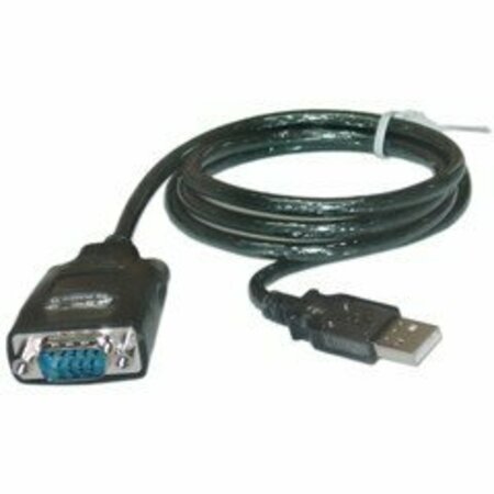 SWE-TECH 3C USB to Serial Adapter Cable, USB Type A Male to DB9 Male, 3 foot FWT10U1-06103
